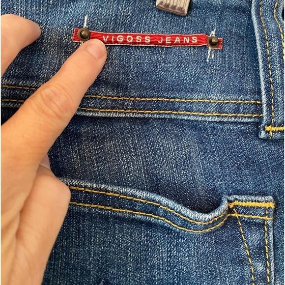 Vigoss Jeans Women's Western Cowgirl Medium Wash Stretch Bootcut Denim Size 9/10 - Picture 9 of 9